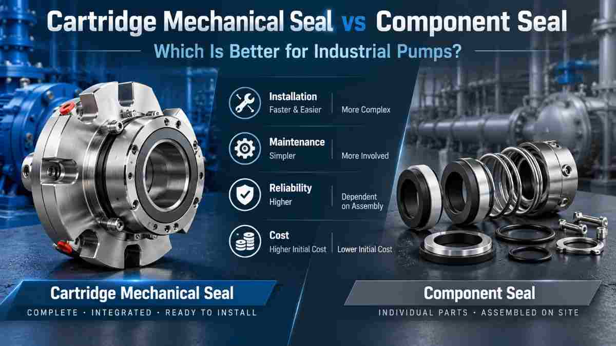 Cartridge Mechanical Seal vs Component Seal — Which Is Better for Industrial Pumps? — Arohan Seals Blog