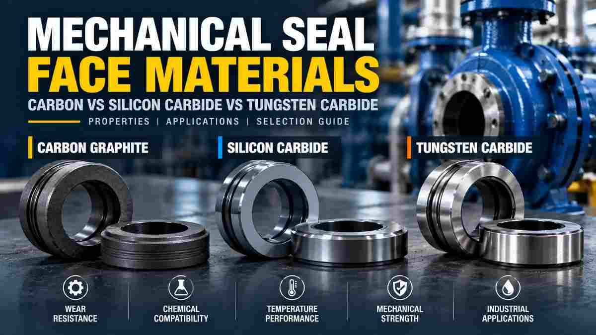 How Do You Choose Between Carbon, Silicon Carbide, and Tungsten Carbide Mechanical Seal Faces? — Arohan Seals Blog