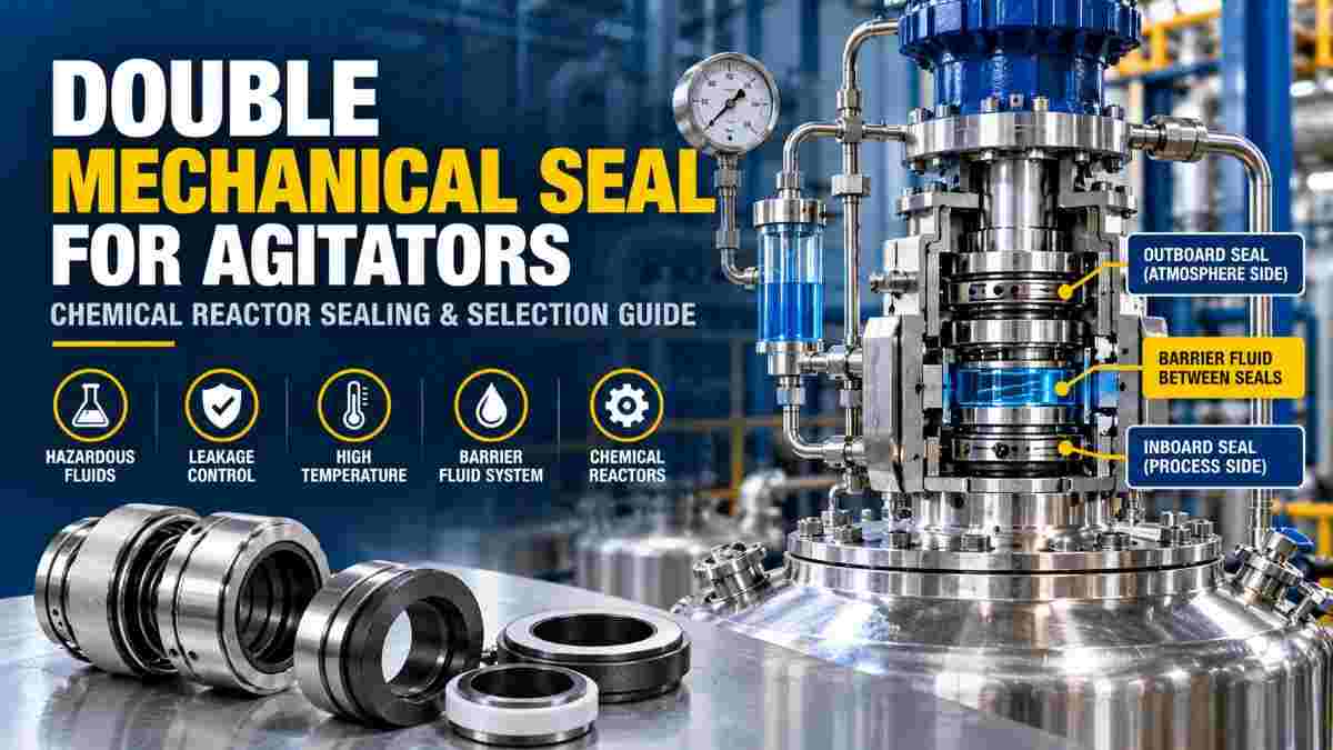 When Should You Use a Double Mechanical Seal for Agitators and Chemical Reactors? — Arohan Seals Blog